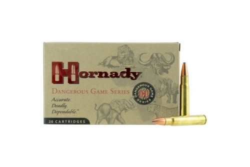 Hornady Dangerous Game .376 Steyr 225 grain InterLock SP - Recoil Proof Brass Cased Centerfire Rifle Ammo, 20 Rounds, 8234