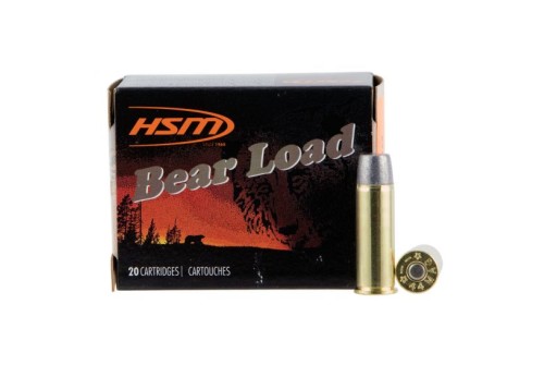 HSM Ammunition Bear Load 305 gr Hard Lead Wide Flat Nose - Gas Check .44 Mag Ammo, 20/box - HSM-44M-15-N-20