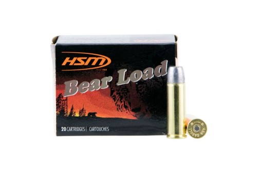 HSM Ammunition Bear Load 325 gr Hard Lead Wide Flat Nose - Gas Check .454 Casull Ammo, 20/box - HSM-454C-4-N-20