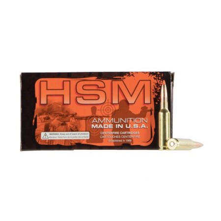 HSM MATCH 223 REM 77GR SIERRA MATCHKING BOAT-TAIL HOLLOW POINT 50 ROUNDS PER BOX