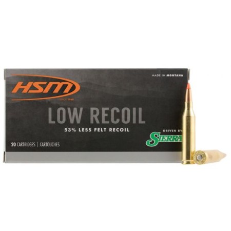 HSM Ammunition Low Recoil 85 gr .243 Win Ammo, 20/box - HSM-243-18-N