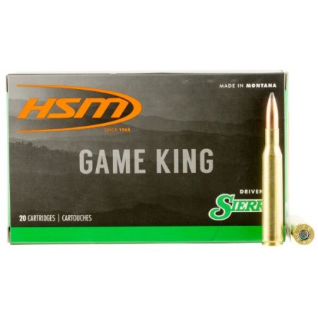 HSM Ammunition Game King 150 gr Spitzer Boat Tail .270 Win Ammo, 20/box - HSM-270-13-N