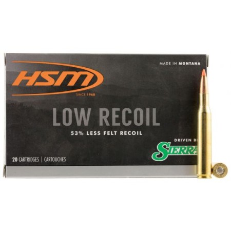 HSM Ammunition Low Recoil 130 gr .270 Win Ammo, 20/box - HSM-270-14-N