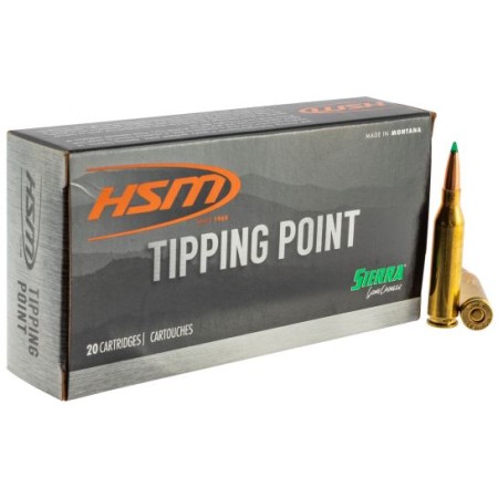 HSM Ammunition Tipping Point 140 gr Sierra GameChanger .270 Win Ammo, 20/box - HSM-270-16-N