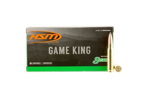 HSM Ammunition Game King 165 gr Spitzer Boat Tail .308 Win Ammo, 20/box - HSM-308-42-N