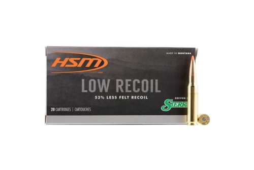 HSM Ammunition Low Recoil 150 gr .308 Win Ammo, 20/box - HSM-308-44-N
