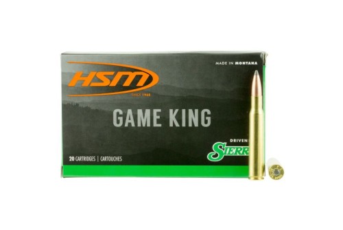 HSM Ammunition Game King 165 gr Spitzer Boat Tail .30-06 Spfld Ammo, 20/box - HSM-30-06-40-N
