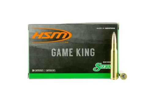 HSM Ammunition Game King 180 gr Spitzer Boat Tail .30-06 Spfld Ammo, 20/box - HSM-30-06-41-N