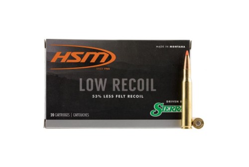 HSM Ammunition Low Recoil 150 gr .30-06 Spfld Ammo, 20/box - HSM-30-06-42-N