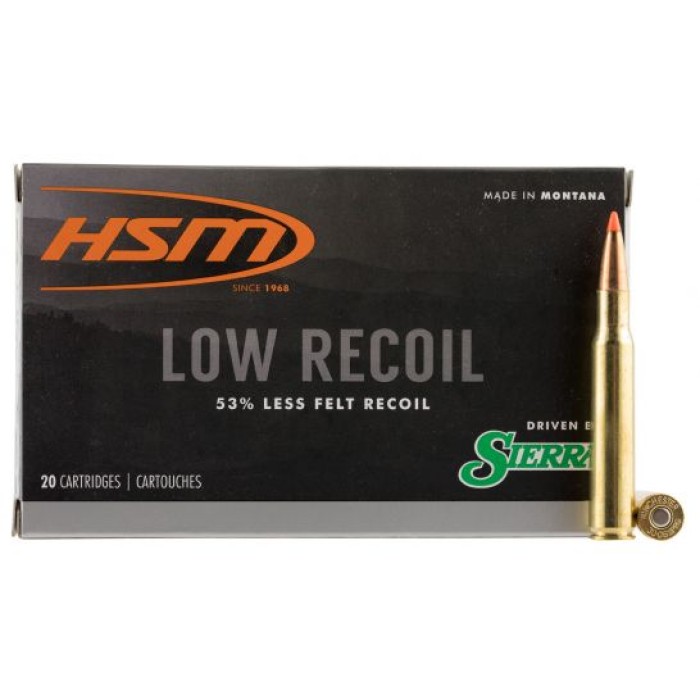 HSM Ammunition Low Recoil 150 gr .30-06 Spfld Ammo, 20/box - HSM-30-06-42-N