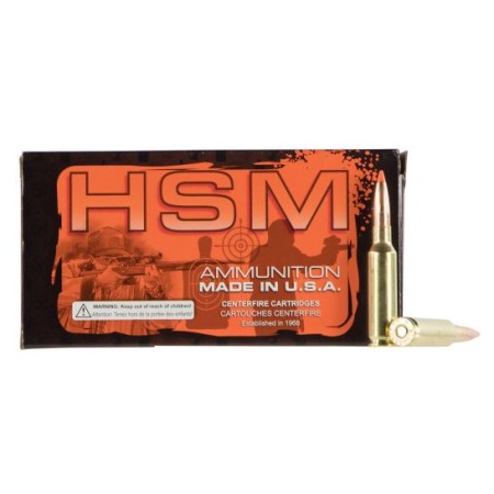 HSM Ammunition Low Recoil 140 gr 6.5 Crd Ammo, 20/box - 65CRD2N