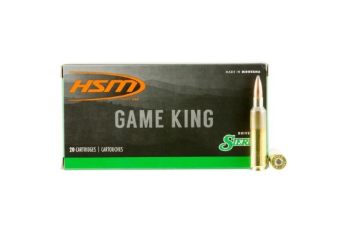 HSM Ammunition Game King 140 gr Spitzer Boat Tail .6.5x284 Norma Ammo, 20/box - HSM-65X284-3-N