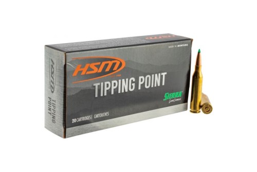 HSM Ammunition Tipping Point 165 gr Sierra GameChanger 7mm Rem Mag Ammo, 20/box - HSM-7mmMAG-26-N