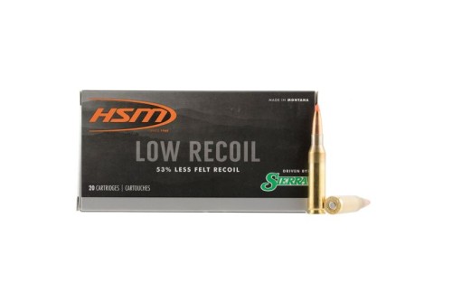 HSM Ammunition Low Recoil 140 gr 7mm-08 Rem Ammo, 20/box - HSM-7mm08-10-N