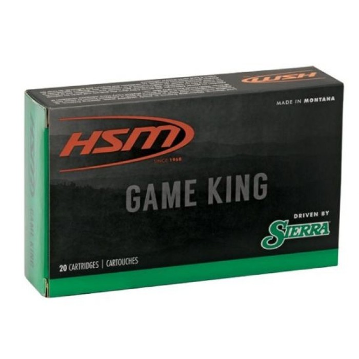 HSM Ammunition Game King 175 gr Pro-Hunter 8mm Mauser Ammo, 20/box - HSM-8Mauser-1-N