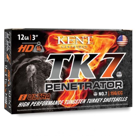 Kent Cartridge TK7 Penetrator 3" 12 Gauge Ammo 7, 5/box - T123TK467