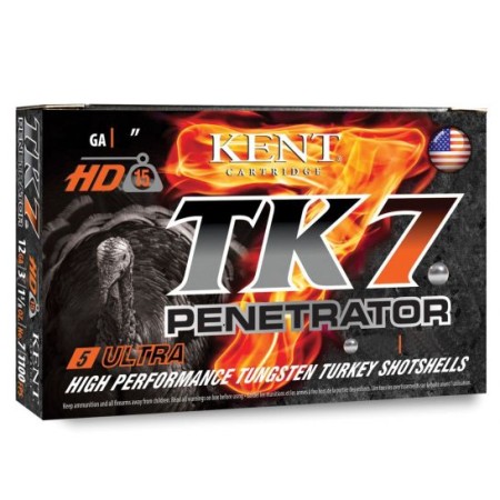 Kent Cartridge TK7 Penetrator 3" 20 Gauge Ammo 7, 5/box - T203TK407