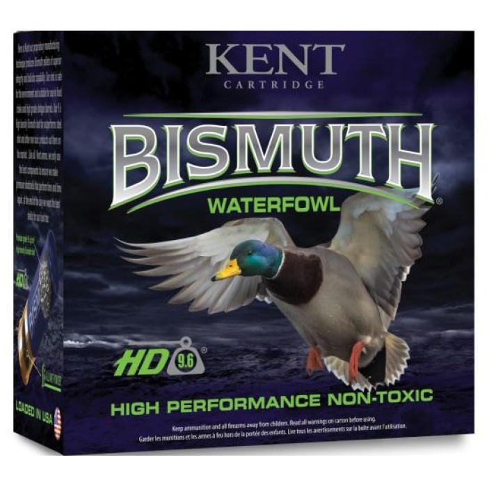 Kent Bismuth Waterfowl 12 Ga, 3", BB Shot, 1 3/8oz, 25rd/Box
