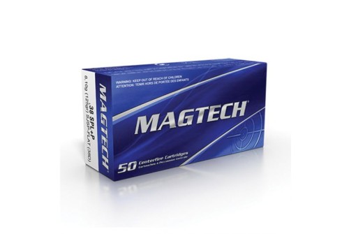 Magtech 125 gr Semi-Jacketed Soft Point Flat .38 Spl +P Ammo, 50/box - 38D