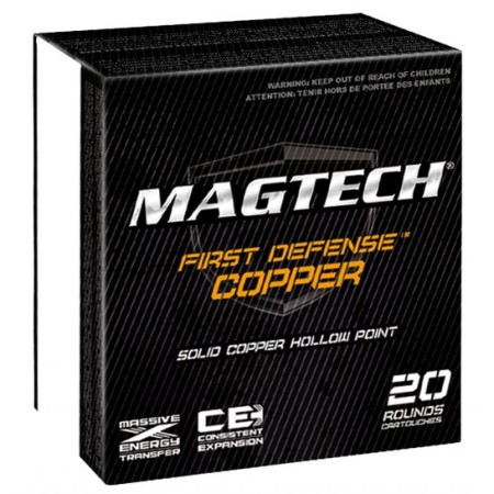 Magtech 130 gr Solid Copper Hollow Point .40 S&W Ammo, 20/box - FD40A