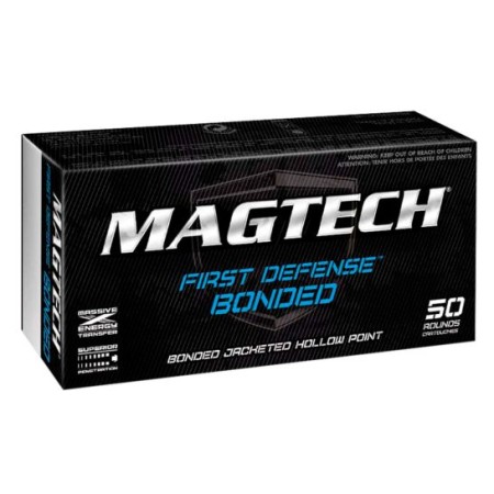 Magtech 40Bona First Defense Bonded 40 S&W 155 GR Jacketed Hollow Point (Jhp) 50 Bx/ 20 CS