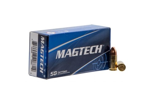 Magtech 124 gr Full Metal Jacket 9mm Ammo, 50/box - 9NATO