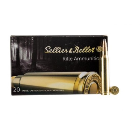 Sellier & Bellot 180 gr Semi-Jacketed Soft Point Cutting Edge .300 Win Mag Ammo, 20/box - SB300B