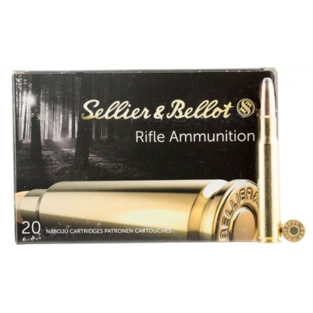 Sellier & Bellot 180 gr Semi-Jacketed Soft Point .30-06 Spfld Ammo, 20/box - SB3006B