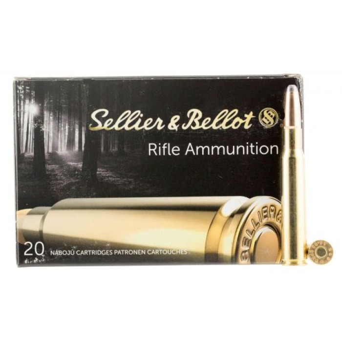 Sellier & Bellot 180 gr Semi-Jacketed Soft Point .30-06 Spfld Ammo, 20/box - SB3006B