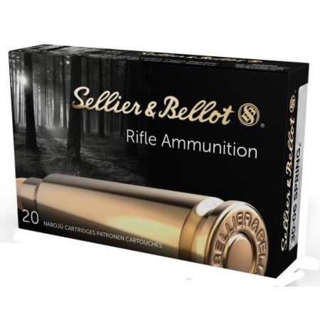 Sellier and Bellot Centerfire Rifle Brass .30-06 147-Grain 20-Rounds FMJ