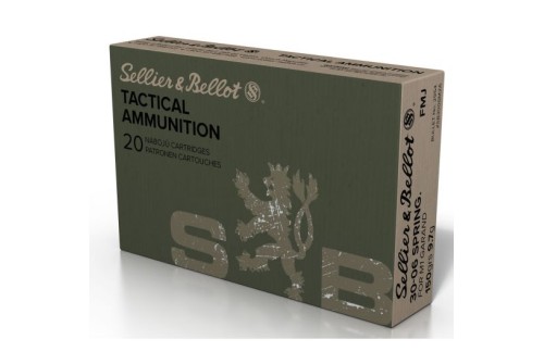 Sellier & Bellot 150 gr Full Metal Jacket .30-06 Spfld Ammo, 20/box - SB3006M2