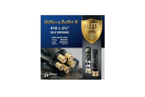 Sellier & Bellot 2.5" 410 Gauge Ammo 000 Buck, 25/box - SB410SDA
