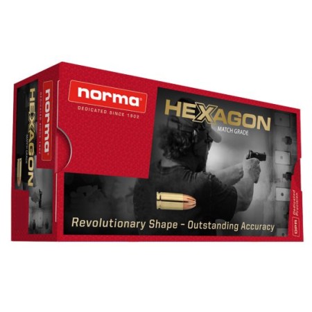 Norma Ammunition 180 gr Hexagon .357 Mag Ammo, 50/box - 299340050
