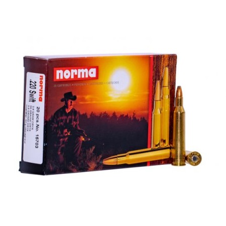 Norma Ammunition (Ruag) 20157032 Oryx  
220 Swift 55 GR 20 Bx/10 CS