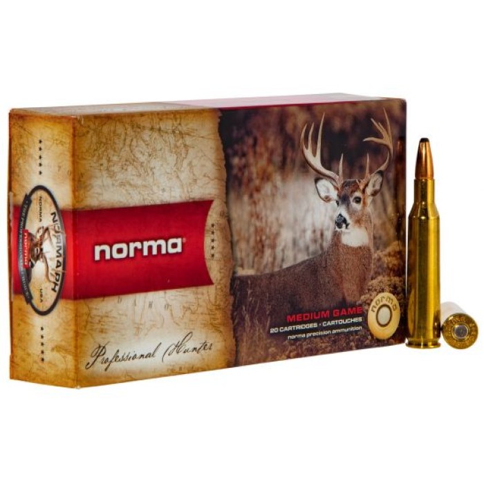 Norma Ammunition American PH 100 gr Soft Point .257 Roberts Ammo, 20/box - 20166042