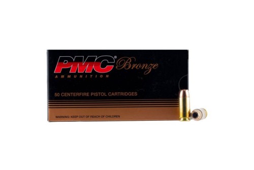 PMC Ammunition Bronze 165 gr Jacketed Hollow Point .40 S&W Ammo, 50/box - 40B