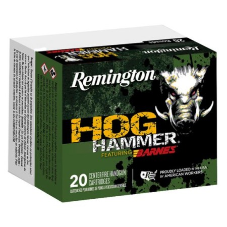 Remington Hog Hammer Handgun 155 gr Barnes XPB 10mm Ammo, 20/box - PHH10MM1