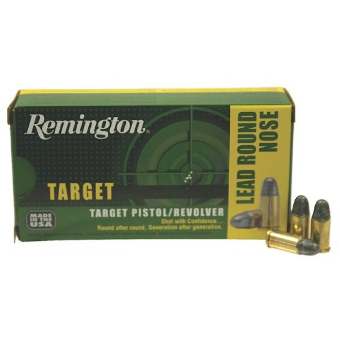 Remington Target 158 gr Lead Round Nose .38 Spl Ammo, 50/box - RTG38S5