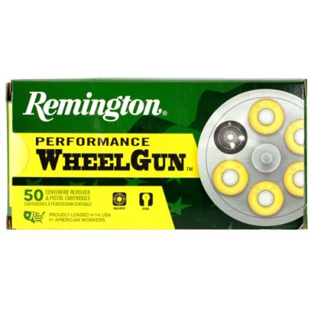 Remington Performance WheelGun 158 gr Lead Round Nose .38 Spl Ammo, 50/box - RPW38S5