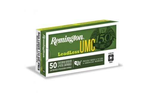 Remington UMC 95 gr Flat Nose Enclosed Base .380 Auto Ammo, 50/box - LL380AP2
