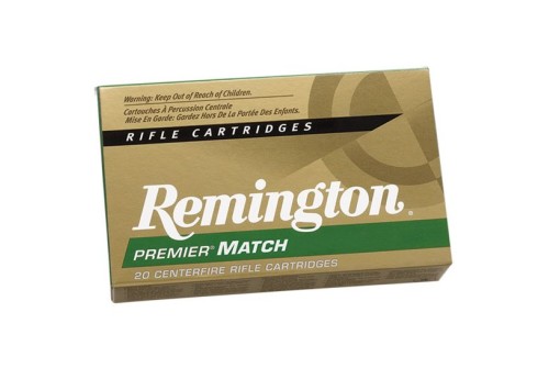 Remington Premier Match 77 gr MatchKing Boat Tail Hollow Point .223 Rem Ammo, 20/box - RM223R3