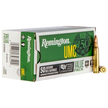 Remington UMC .223Rem 55GR MC 50Rds