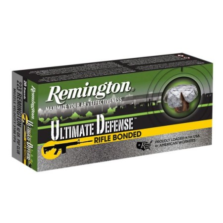 Remington Ultimate Defense Rifle 62 gr Core-Lokt Ultra Bonded, PSP Club .223 Rem Ammo, 20/box - RD223R4
