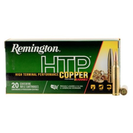 Remington HTP Copper 62 gr Barnes TSX .223 Rem/5.56 Ammo, 20/box - HTP223R