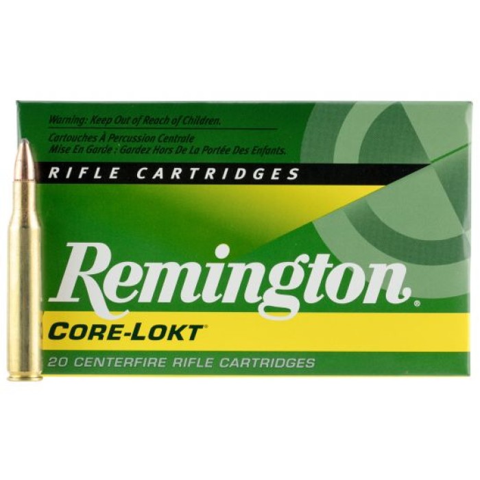 Remington Core-Lokt 100 gr Pointed Soft Point .270 Win Ammo, 20/box - R270W1