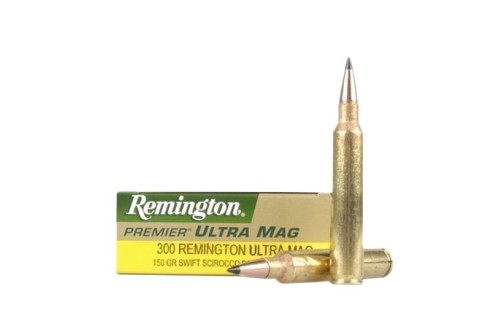 Remington Premier Scirocco Bonded .300 RUM 180 Grain Swift Scirocco Bonded Centerfire Rifle Ammo, 20 Rounds, 27936