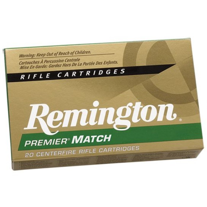 Remington Premier Match 168 gr MatchKing Boat Tail Hollow Point .308 Win Ammo, 20/box - RM308W7