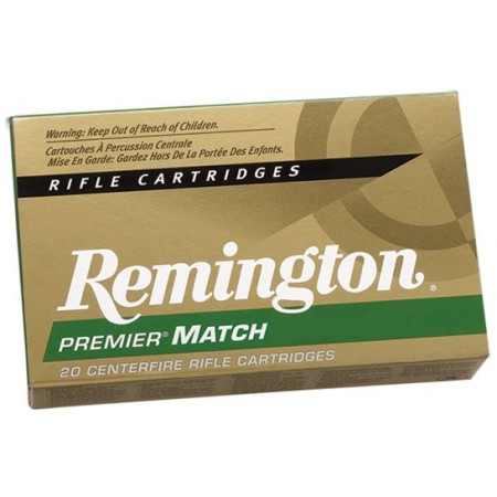 Remington Premier Match 175 gr MatchKing Boat Tail Hollow Point .308 Win Ammo, 20/box - RM308W8