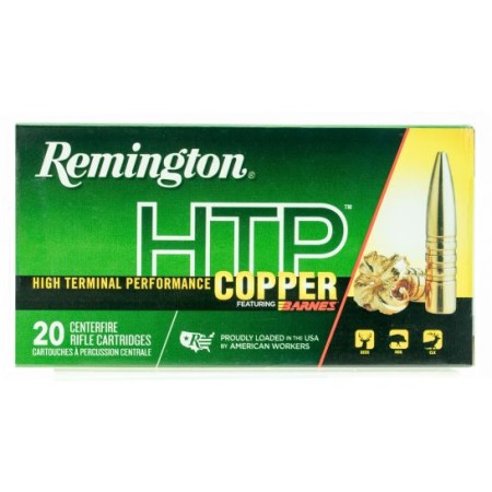 Remington HTP Copper 168 gr Barnes TSX .308 Win Ammo, 20/box - HTP308W
