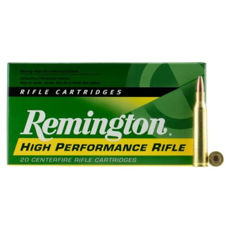 Remington High Performance Rifle .220 Swift 50 Grain Pointed Soft Point Centerfire Rifle Ammo, 20 Rounds, 21297